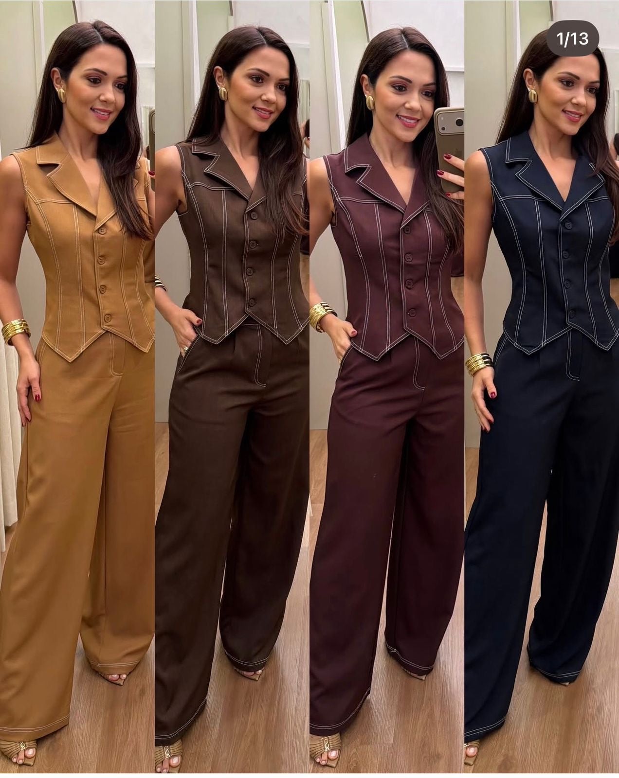 Conjunto com calça Ref:533