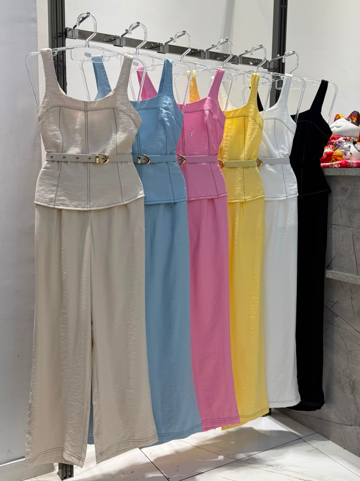 Conjunto com cinto Ref:551